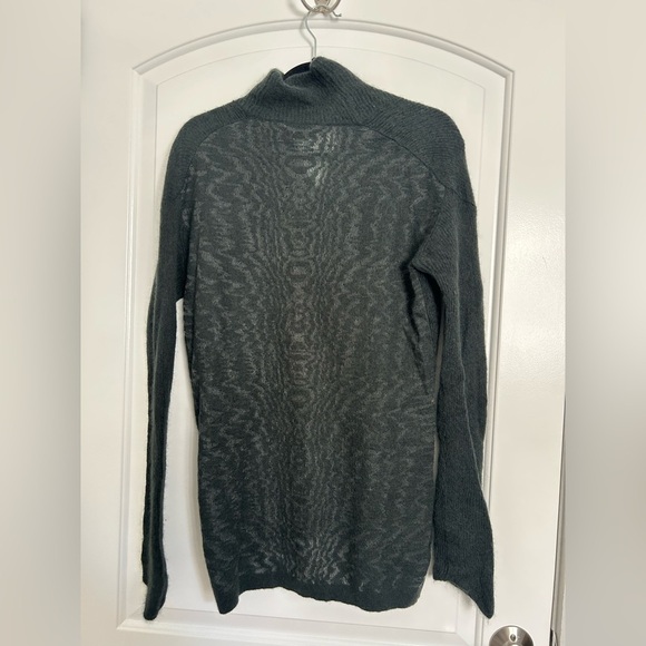 Alexander Wang Charcoal V-Neck Mohair Alpaca Blend Sweater size medium - Picture 3 of 11